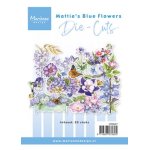 VK9627 Die-cuts  -Marianne Design -Mattie's blue flowers