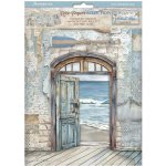 DFSA4XSL Zestaw papierów ryżowych A4 Silent Sea  (6szt) - Stamperia 