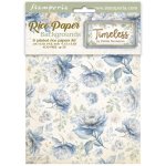 DFSAK6041 Papier ryżowy Stamperia Timeless A6 Rice Paper Backgrounds (8szt.)