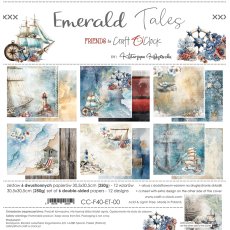 CC-F40-ET-00 EMERALD TALES- zestaw papierów 30,5x30,5cm