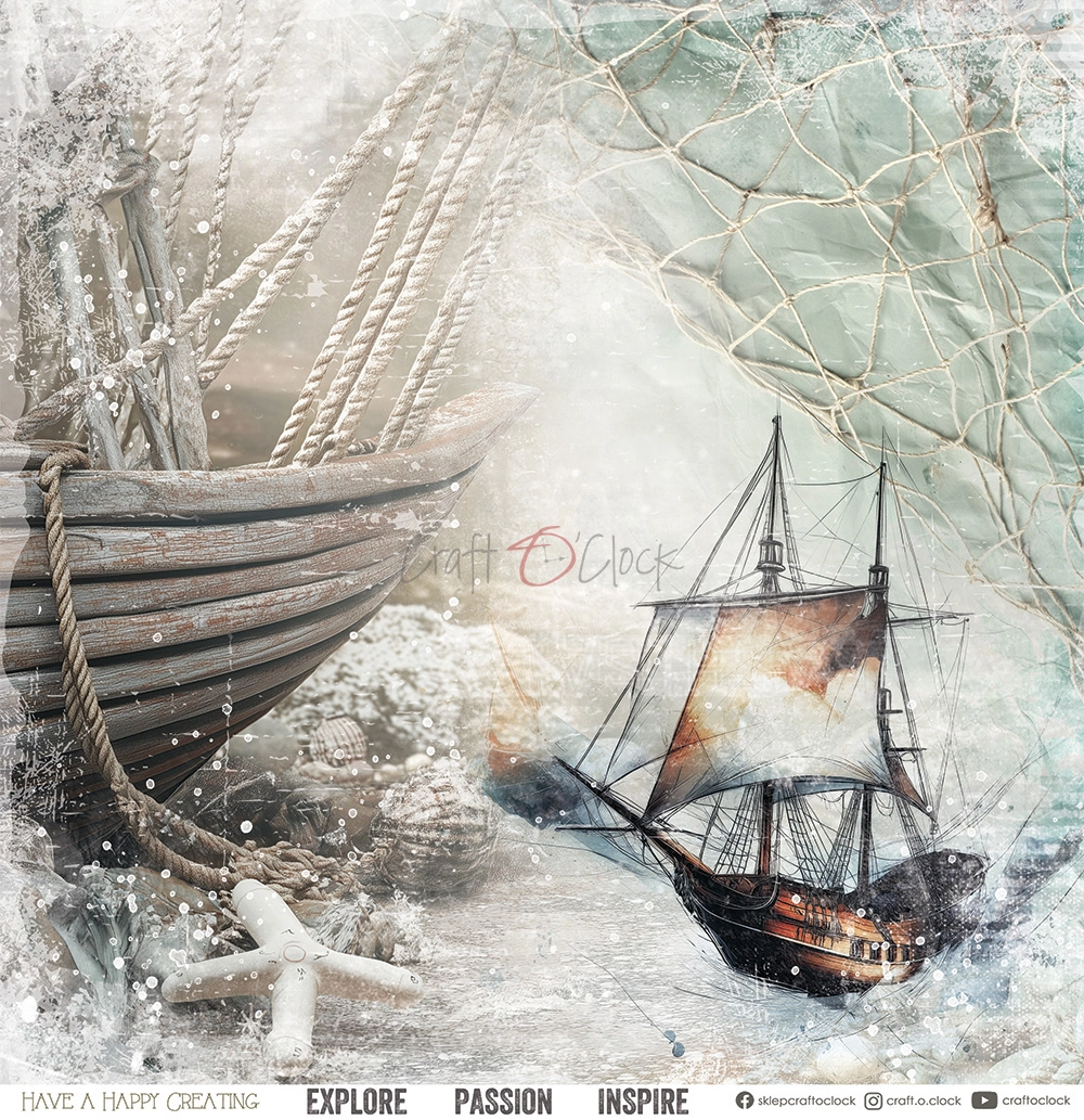 CC-F40-ET-00 EMERALD TALES- zestaw papierów 30,5x30,5cm