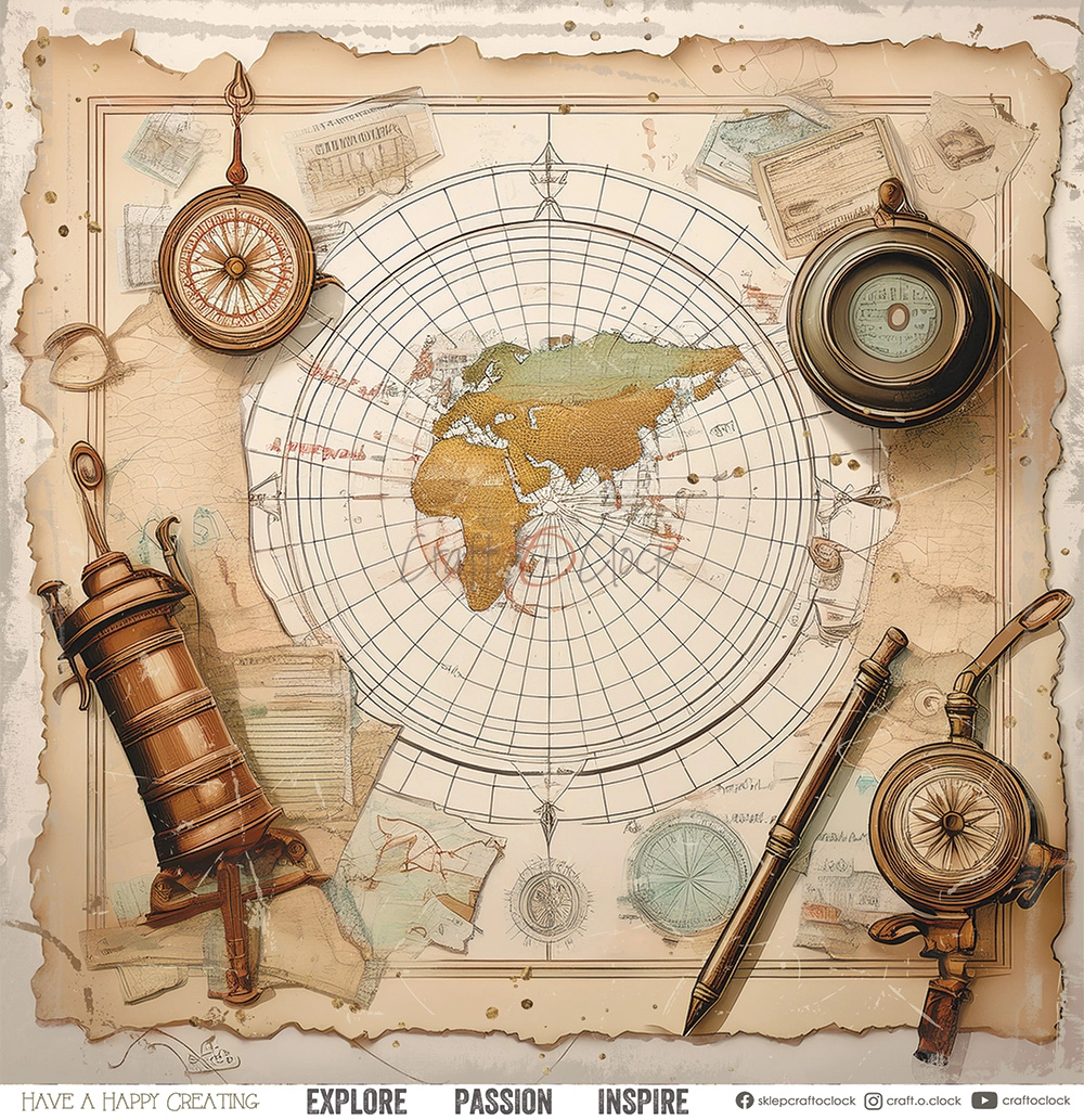 CC-C77-SAS-00 SUMMER ADVENTURES- zestaw papierów 30,5x30,5cm