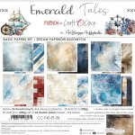 CC-F40-ET-08 EMERALD TALES- zestaw papierów 20,3x20,3cm - BASIC