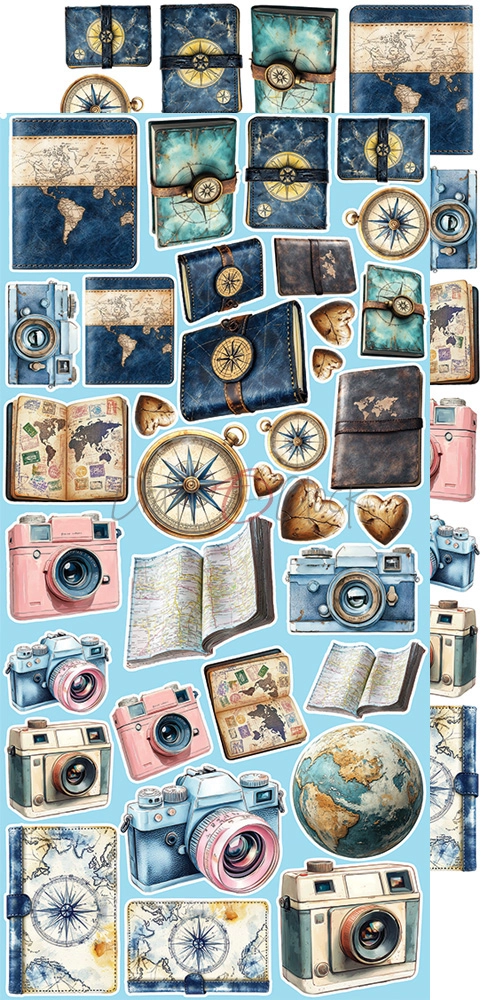 CC-C77-SAS-11 SUMMER ADVENTURES zestaw DODATKÓW - CHILL