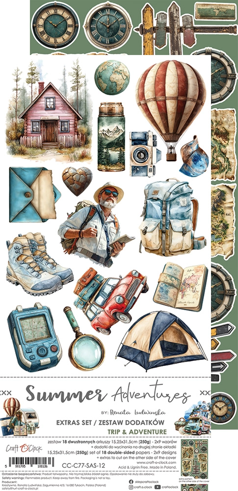 CC-C77-SAS-12 SUMMER ADVENTURES - zestaw DODATKÓW - TRIP