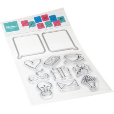 CS1176  Stemple z wykrojnikami - Chat bubbles