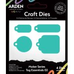 ACSCD0007 Wykrojnik Arden Creative Studio - Maker Series Craft Dies - Tag Essentials 02