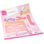 COL1574 Wykrojniki Marianne Design Collectable -Toolbox - skrzynka z narzędziami+ COL1343 