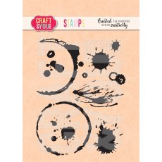 CS050 Clear Stamps Stains / Plamy  - Craft & You Design