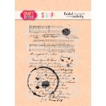 CS051 Clear Stamps Stains on the letters / Plamy na liście  - Craft & You Design
