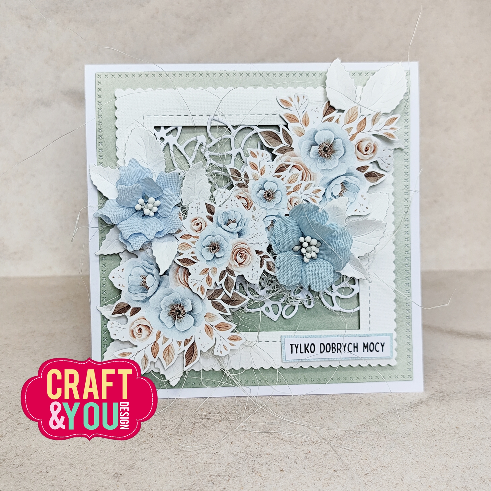 CW351 Wykrojnik /Die -Flower Background/ tło kwiatowe -Craft&You Design