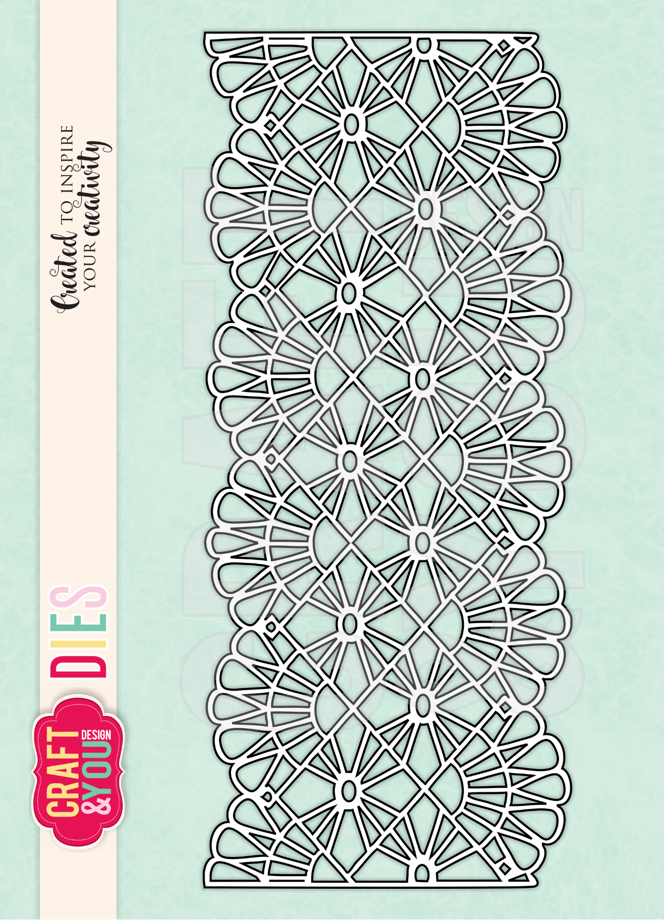 CW352 Wykrojnik /Die -Lace/koronka,border -Craft&You Design