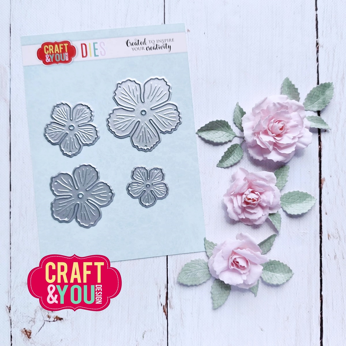 CW354 Wykrojnik /Die -Magda's Rose/Róża Magdy -Craft&You Design