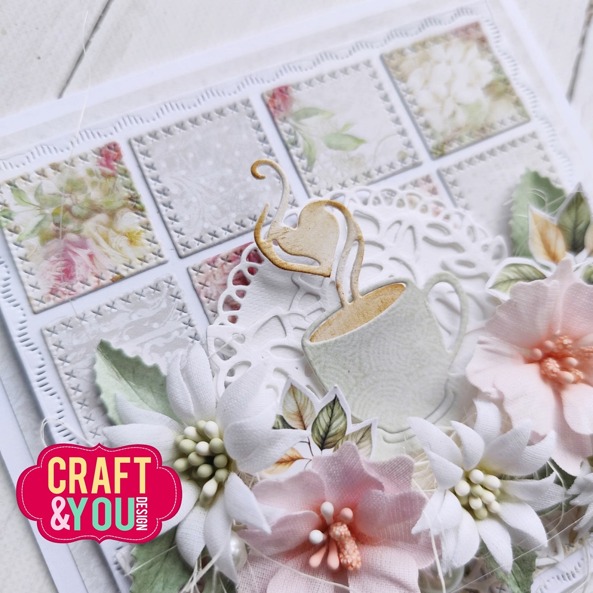CW355 Wykrojnik /Die -Square Decorative Stiches/ kawdraty bazy z przeszyciami -Craft&You Design
