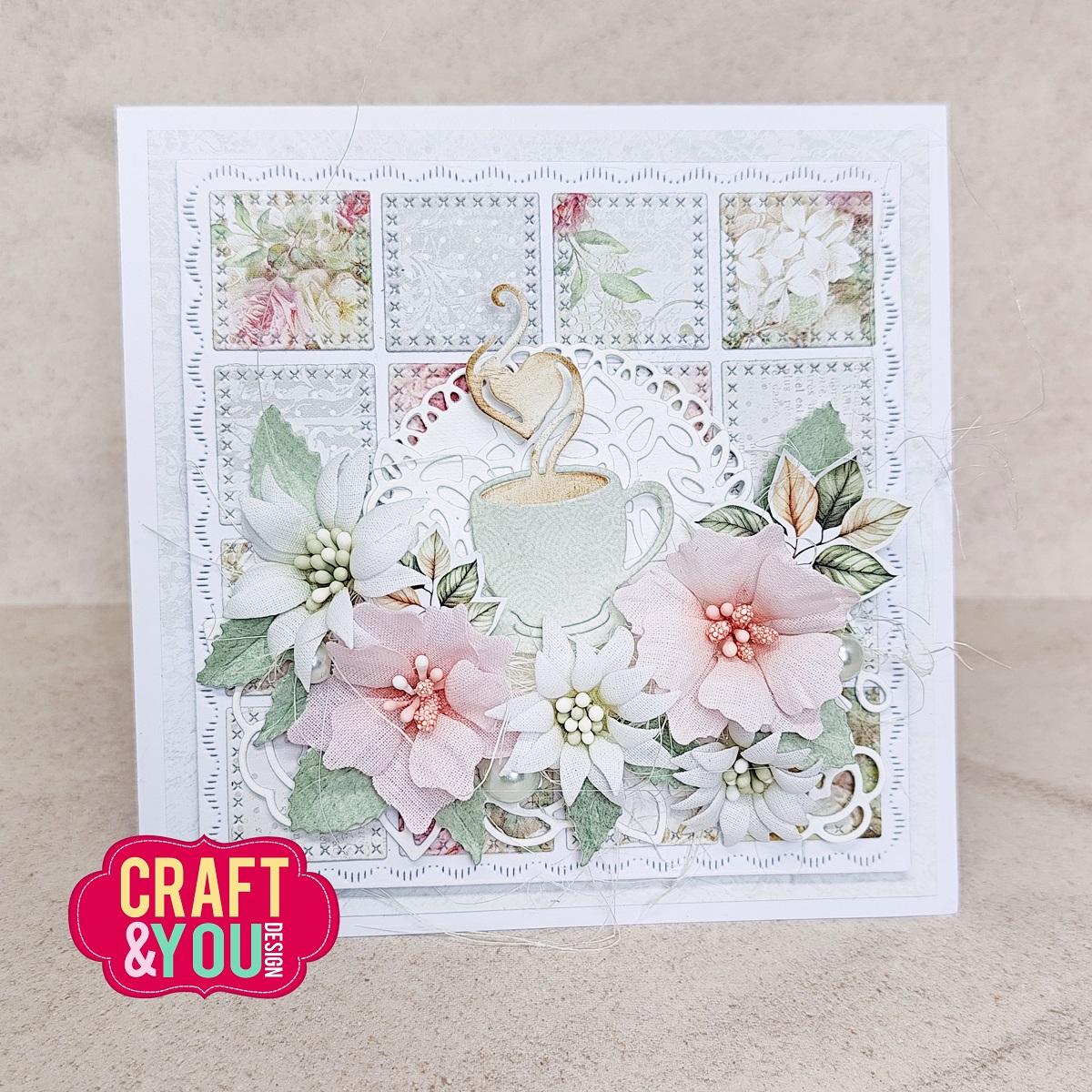 CW355 Wykrojnik /Die -Square Decorative Stiches/ kawdraty bazy z przeszyciami -Craft&You Design