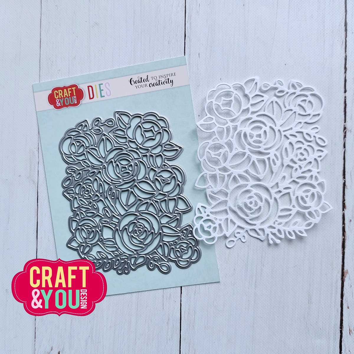 CW351 Wykrojnik /Die -Flower Background/ tło kwiatowe -Craft&You Design