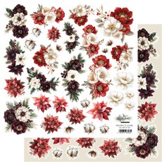 AA-WCT-09 Papier dwustronny 30x30,5cm do samodzielnego wyciecia - Wonderful Christmas Time