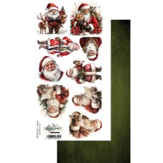 AA-WCT-15 Papier dwustronny 15x30,5cm do samodzielnego wyciecia  Wonderful Christmas Time