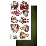 AA-WCT-15 Papier dwustronny 15x30,5cm do samodzielnego wyciecia  Wonderful Christmas Time