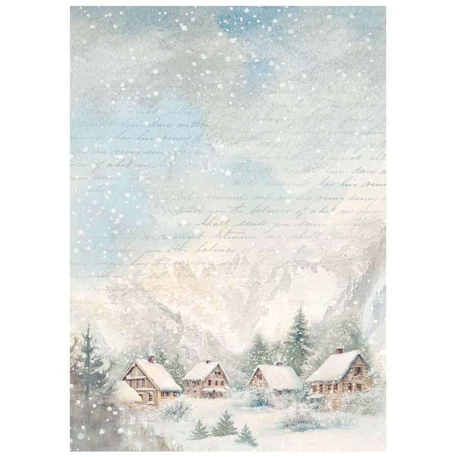 DFSAK6044 Papier ryżowy Stamperia The Owl's House A6 Rice Paper Backgrounds (8szt.)