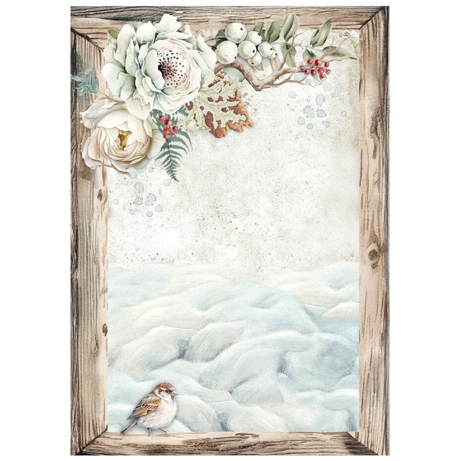 DFSAK6044 Papier ryżowy Stamperia The Owl's House A6 Rice Paper Backgrounds (8szt.)