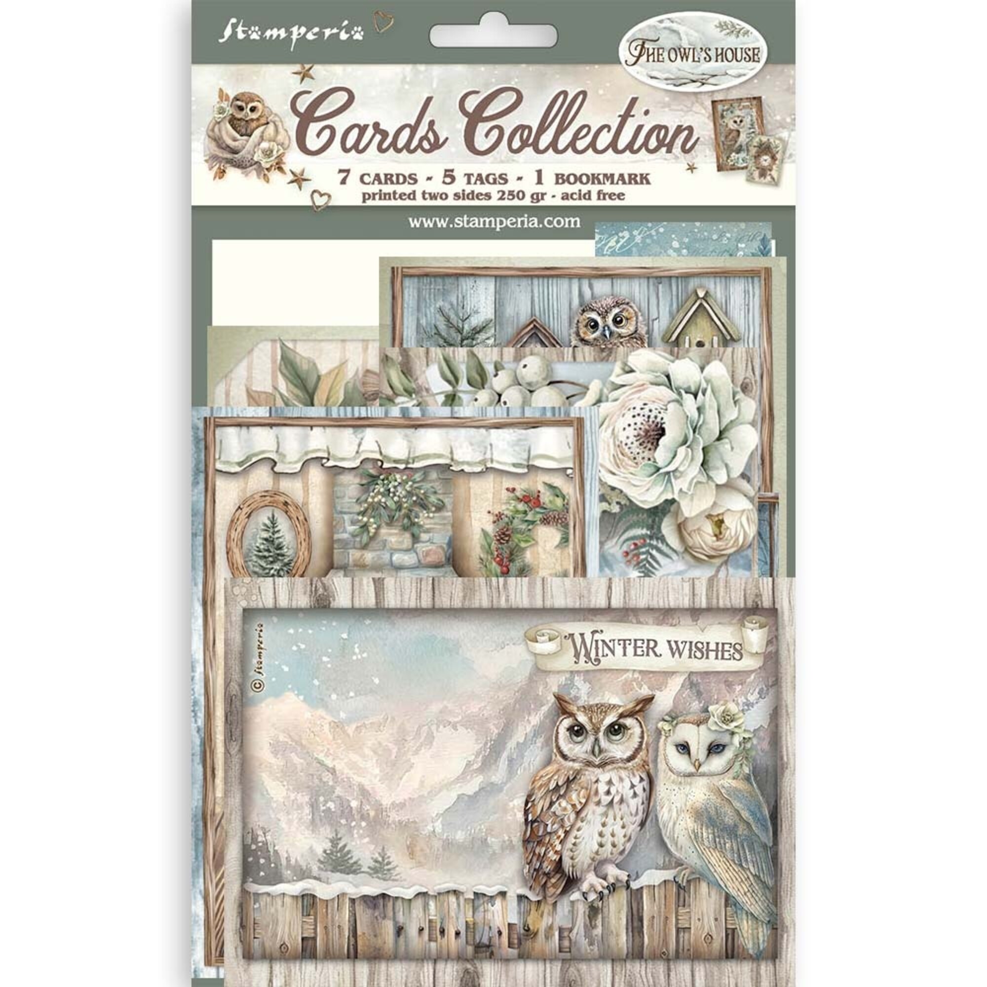 SBCARD31 Zestaw kart -The Owl's House Cards Collection - Stamperia