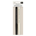 WYPP  Stamperia Embossing Pens Clear & Black  - Markery do embossingu -bezbarwny i  czarny