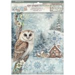 DFSA4XOH Papier ryżowy Stamperia The Owl's House A4 Rice Paper Selection (6szt.)