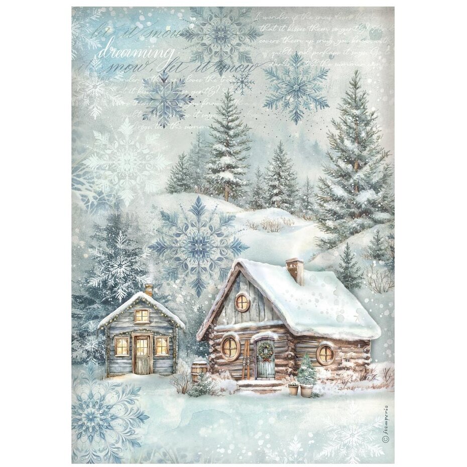 DFSA4XOH Papier ryżowy Stamperia The Owl's House A4 Rice Paper Selection (6szt.)