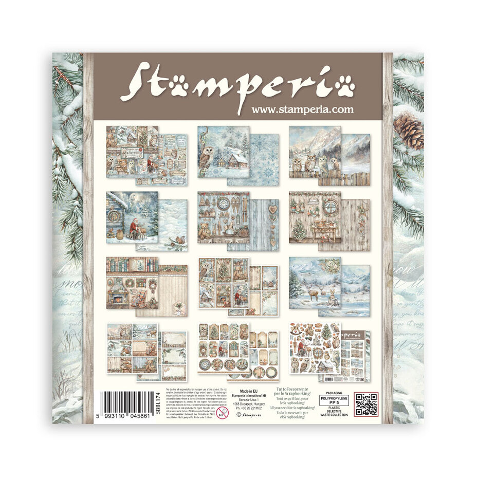 SBBL174 Zestawy papierów 30,5x30,5 Stamperia The Owl's House