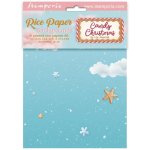 DFSAK6043 Papier ryżowy Stamperia Candy Christmas A6 Rice Paper Backgrounds (8szt.)