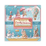 SBBSXB15 Zestaw papierów jednostronnych 20,3x20,3 The Candy Christmas Paper Pack Maxi (Single Face)
