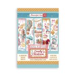 SBW22 Zestaw papierów samoprzylepnych Stamperia Candy Christmas A5 Washi Pad  ( 8szt )