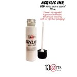 ARTACRI01 ACRYLIC INK White 20ml - NEW bottle with a brush!