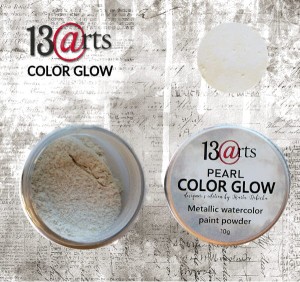 ARTGLO28 Farba akwarelowa w proszku COLOR GLOW Pearl