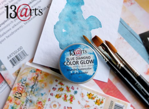 ARTGLO30 Farba akwarelowa w proszku COLOR GLOW Blue diamond