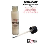 ARTACRI09 ACRYLIC INK Glitter Iridescent 20ml - NEW bottle!