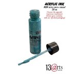 ARTACRI03 ACRYLIC INK Glitter Turquoise 20ml - NEW bottle!