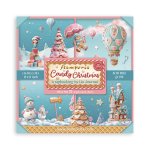 SBBXLB27 Zestaw papierów jednostronnych 30,5x30,5 cm  Candy Christmas Paper Pack Maxi (Single Face)