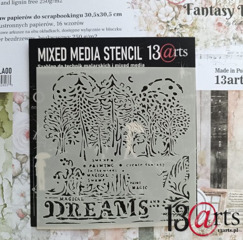 ARTFLA16 Maska-Stencil Magical Dreams, FANTASY LAND