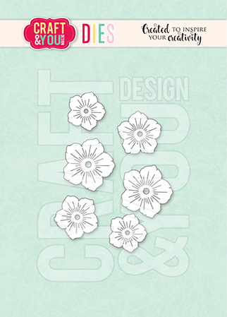 CW358 Wykrojnik /Die - Mini Flowers by Gosia/mini Kwiatki Gosi - Craft&You Design