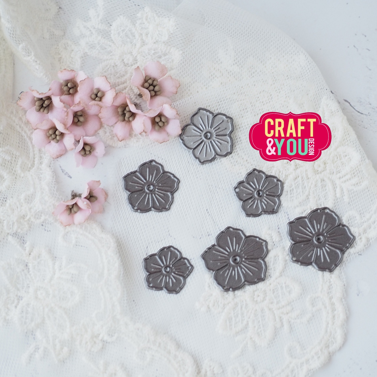 CW358 Wykrojnik /Die - Mini Flowers by Gosia/mini Kwiatki Gosi - Craft&You Design