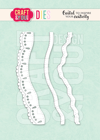 CW359 Wykrojnik /Die - Small Borders by Gosia/Mini wykrojniki brzegowe Gosi - Craft&You Design