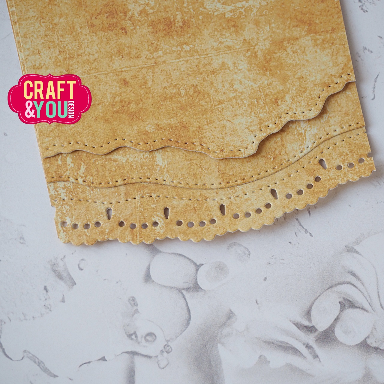 CW359 Wykrojnik /Die - Small Borders by Gosia/Mini wykrojniki brzegowe Gosi - Craft&You Design