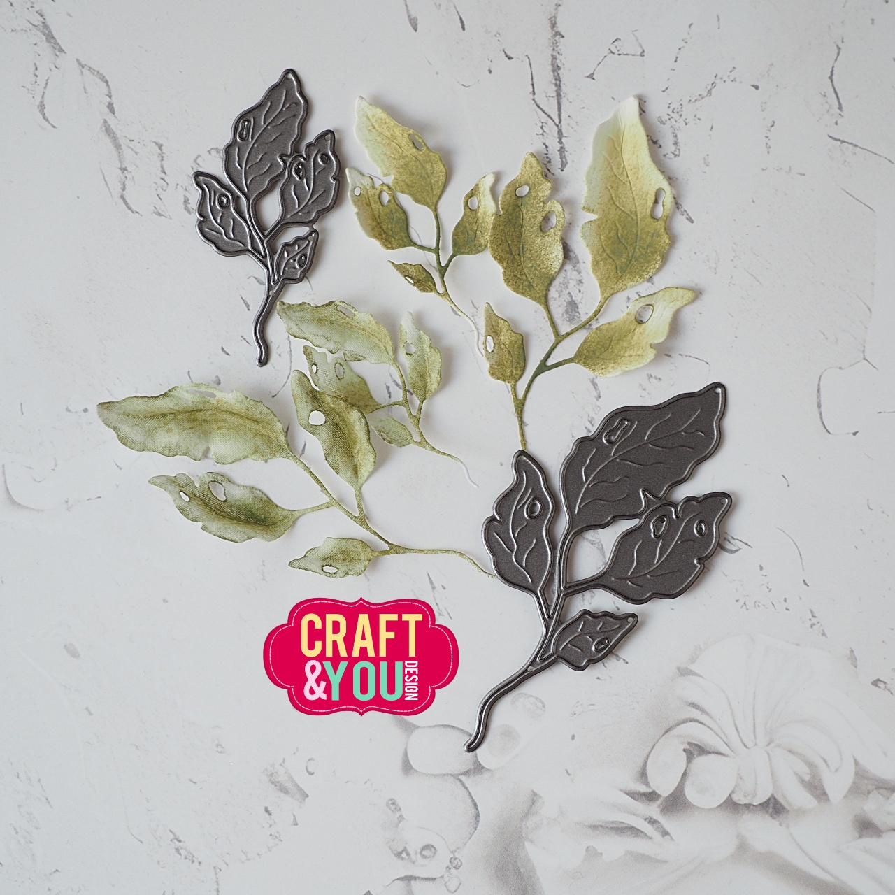 CW362 Wykrojnik /Die - Vintage Leaves by Gosia - Craft&You Design