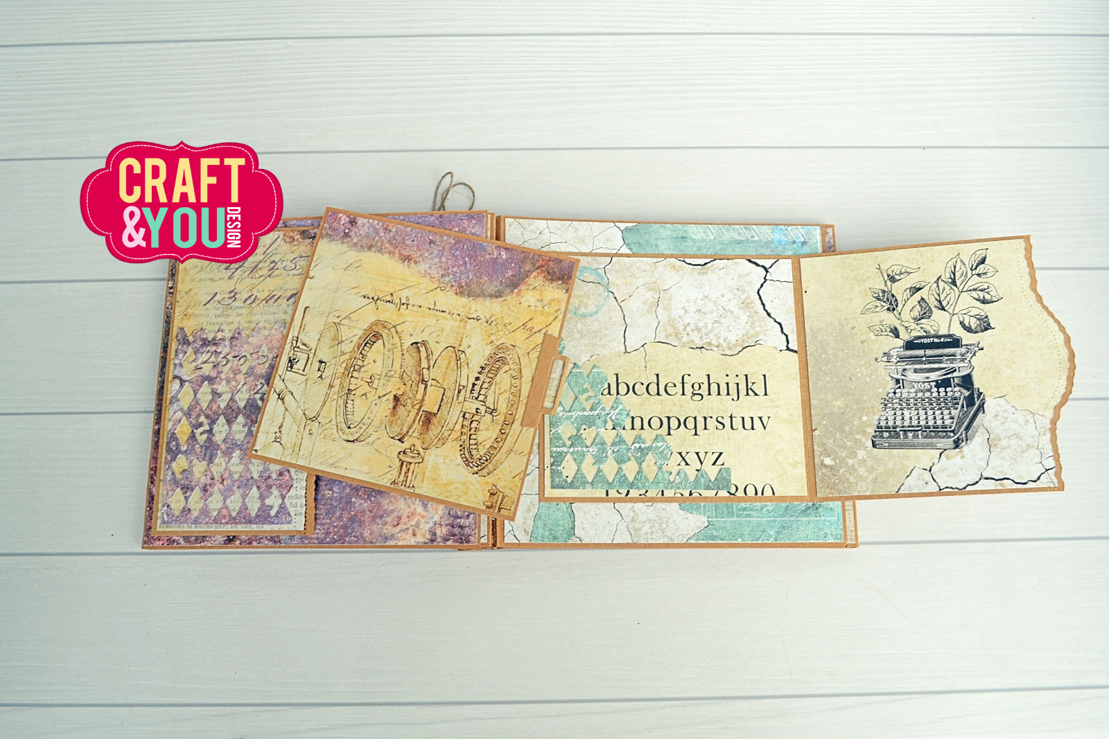 CW363 Wykrojnik /Die - Folder Tabs/Zakładki kart i folderów - Craft&You Design
