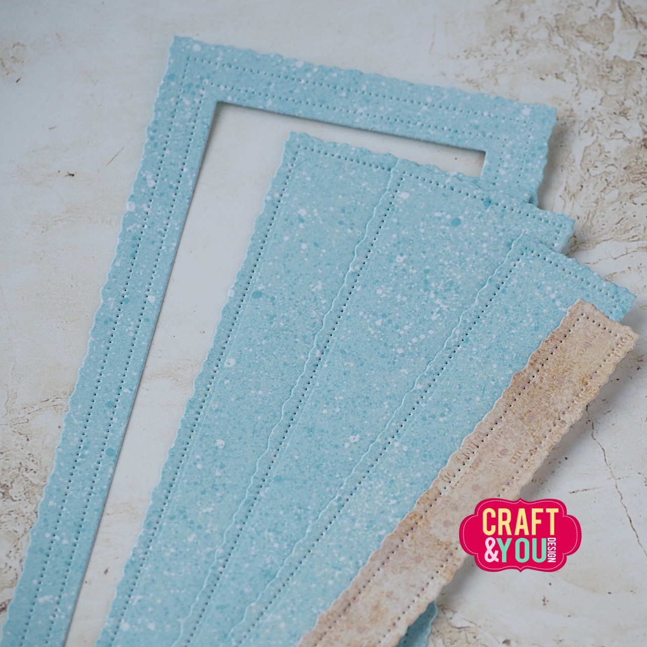 CW367 Wykrojnik /Die -Old Frame DL / Stara Ramka DL - Craft&You Design