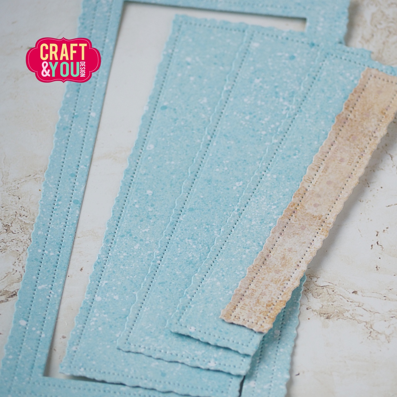CW367 Wykrojnik /Die -Old Frame DL / Stara Ramka DL - Craft&You Design