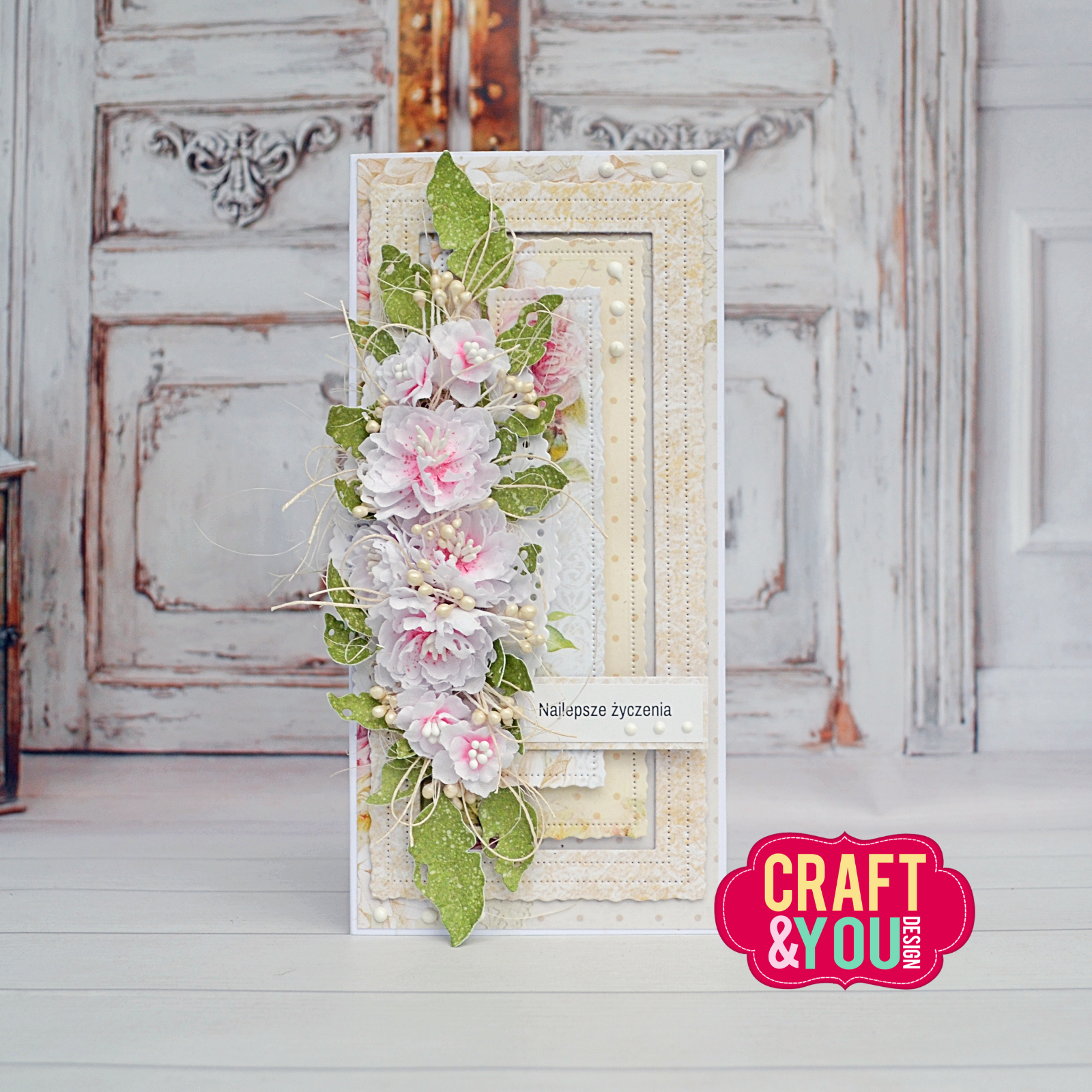 CW367 Wykrojnik /Die -Old Frame DL / Stara Ramka DL - Craft&You Design