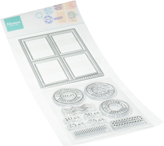 CS1177 Stemple z wykrojnikami - Postage stamp set